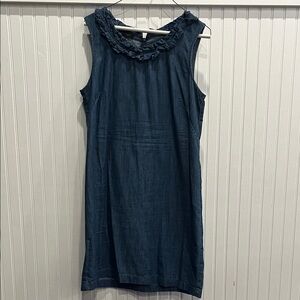 Talbots Blue Sleeveless Dress